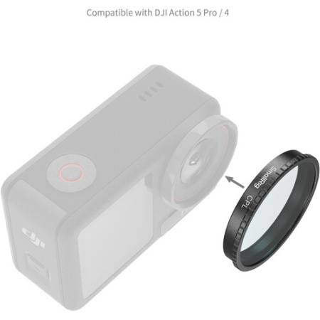 SmallRig 5411 - zestaw czterech filtrów do DJI Osmo Action 5 Pro/Action 4, kompatybilność